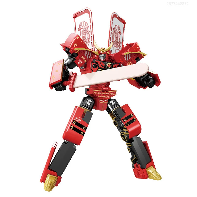 Transformerend speelgoed IJskrijger Model Jongen Educatief speelgoed Robotkrijger voor kinderen IJs Fantasiespel