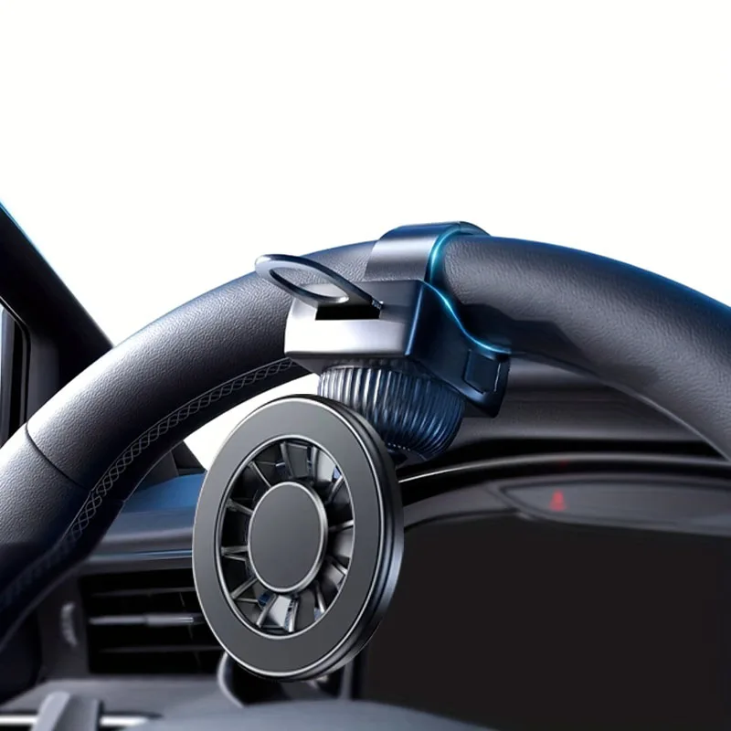 Lenkrad-Magnetischer Handyhalter für iPhone Auto-Halterung Ständer 360° ° Drehbare, klebefreie GPS-Navigationshalterung – Detail 3