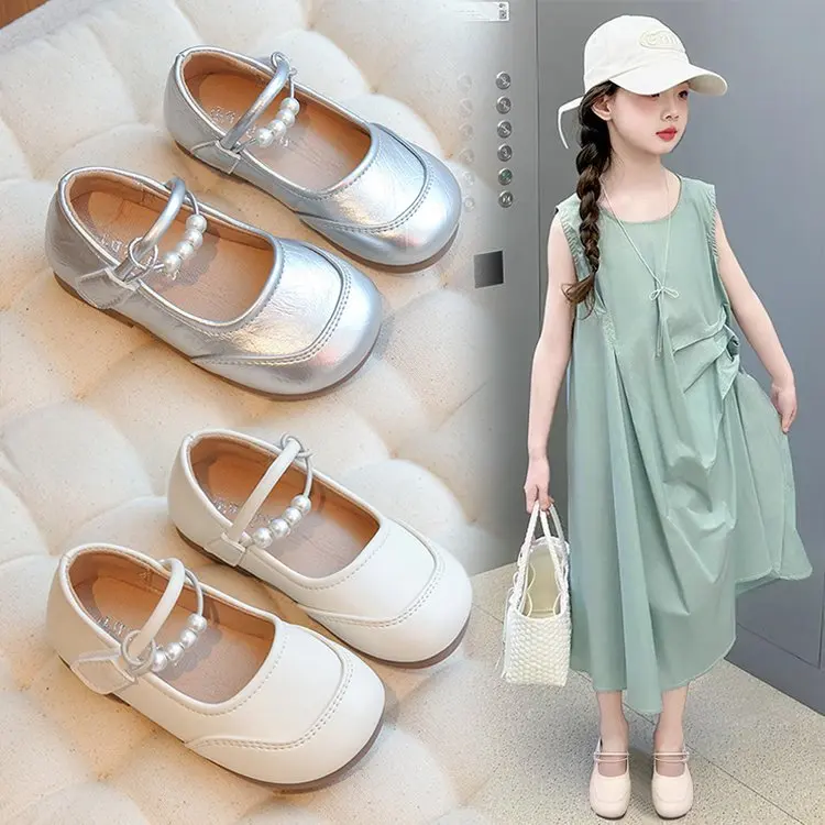 

2026 Little Girl Mary Jane Dress Shoes Ballet Flats for Kids Girl Party School Shoes Bowknot Princess Shoes