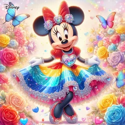 Disney 5D Diamond Painting Cartoon Minnie Mouse Diamond Mosaic Animal Full Square Embroidery Picture Rhinestones Home Decor