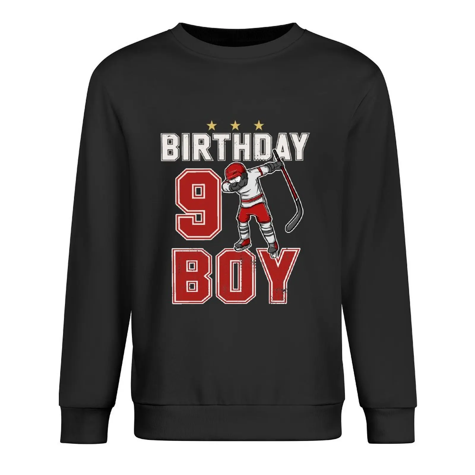

9 Years Birthday Hockey Player Ice Hockey Funny Gift Idea Sportsman Christmas Christmas Gift IceHockey Xmas Christmas Pullover