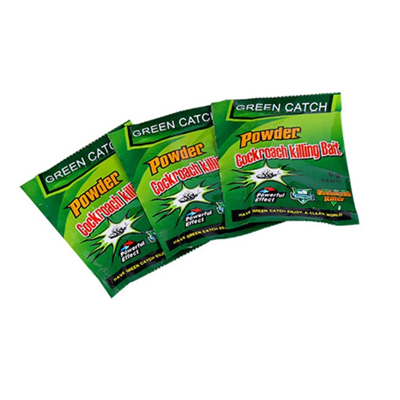 20PCS Cockroach Repellent Effective Killer Eco-Friendly Medicine Cockroach Powder Bait Special Insecticide Control Powder Lures