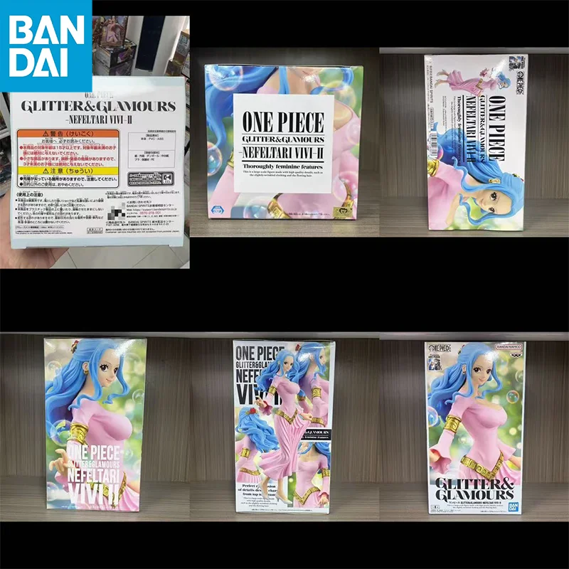 

Подлинная Bandai Namco Banpresto One Piece 25th Glitter Glamours Nefeltari D.vivi 23 см ПВХ аниме фигурки модель коллекция игрушка в подарок