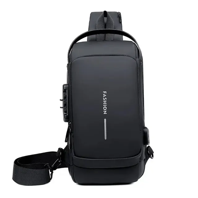 Brand Designer Men Crossbody Bag PU Leather Classic Anti-Theft Shoulder Bag Chest Bag Multifunctional for Men – view 2