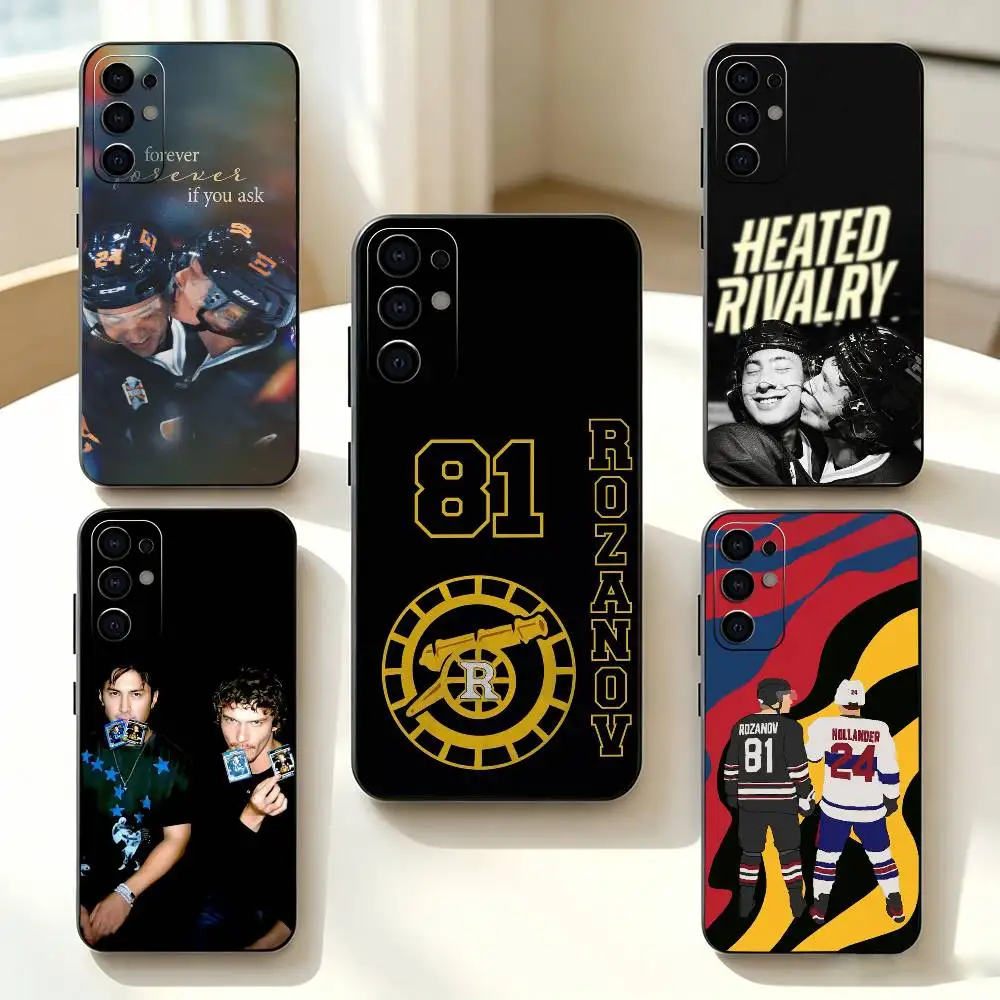 H-Heated Rivalry Phone Case Black Silicone Soft For Samsung S25,S24,S21,S22,S23,S30,Ultra,S20,Plus,Fe,Lite