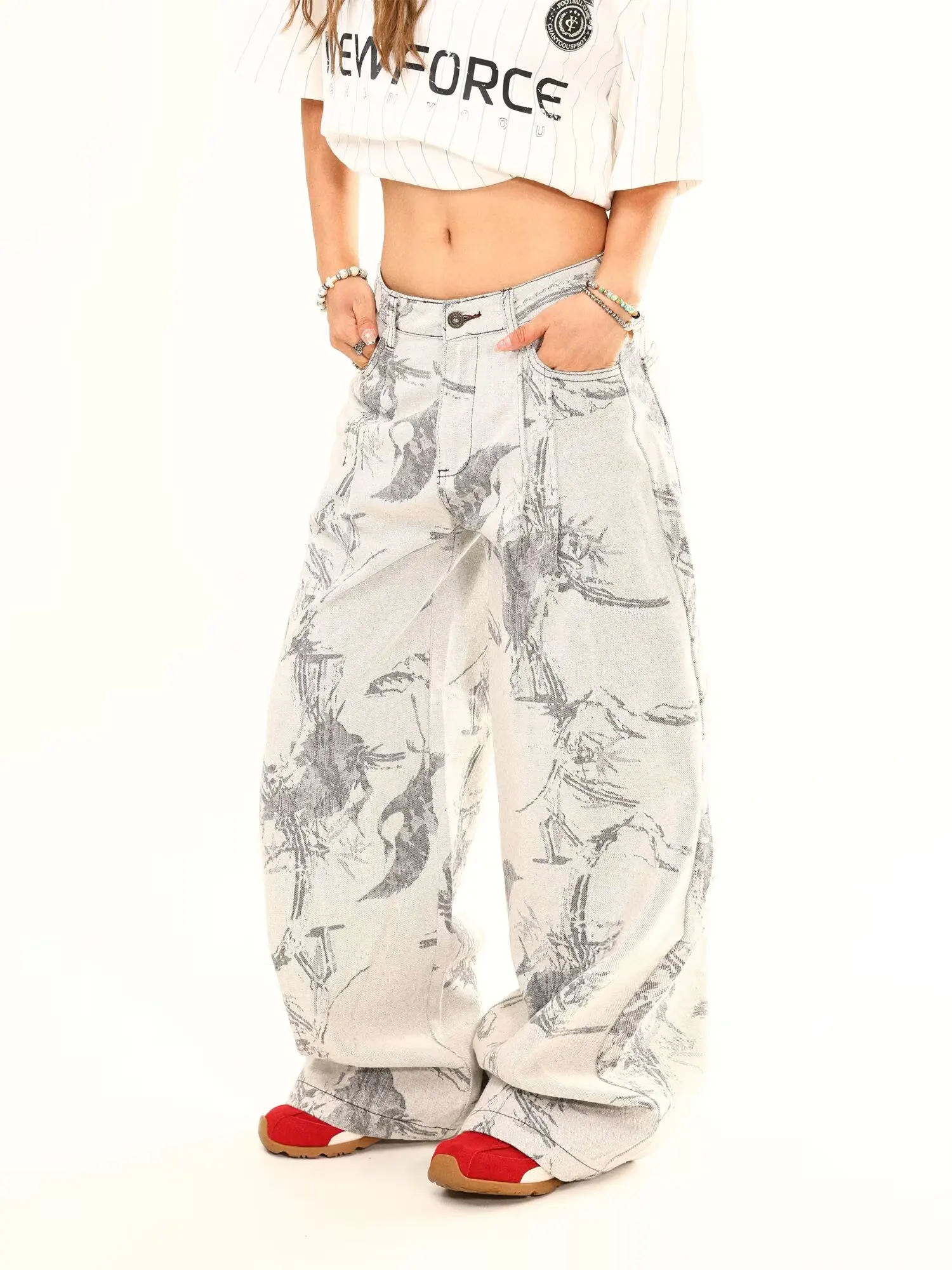 

Женские серые лоскутные джинсы Y2k, джинсовые брюки в стиле Харадзюку, эстетические джинсовые брюки 90-х годов, винтажная мужская одежда в японском стиле 2000-х годов, 2025 г.