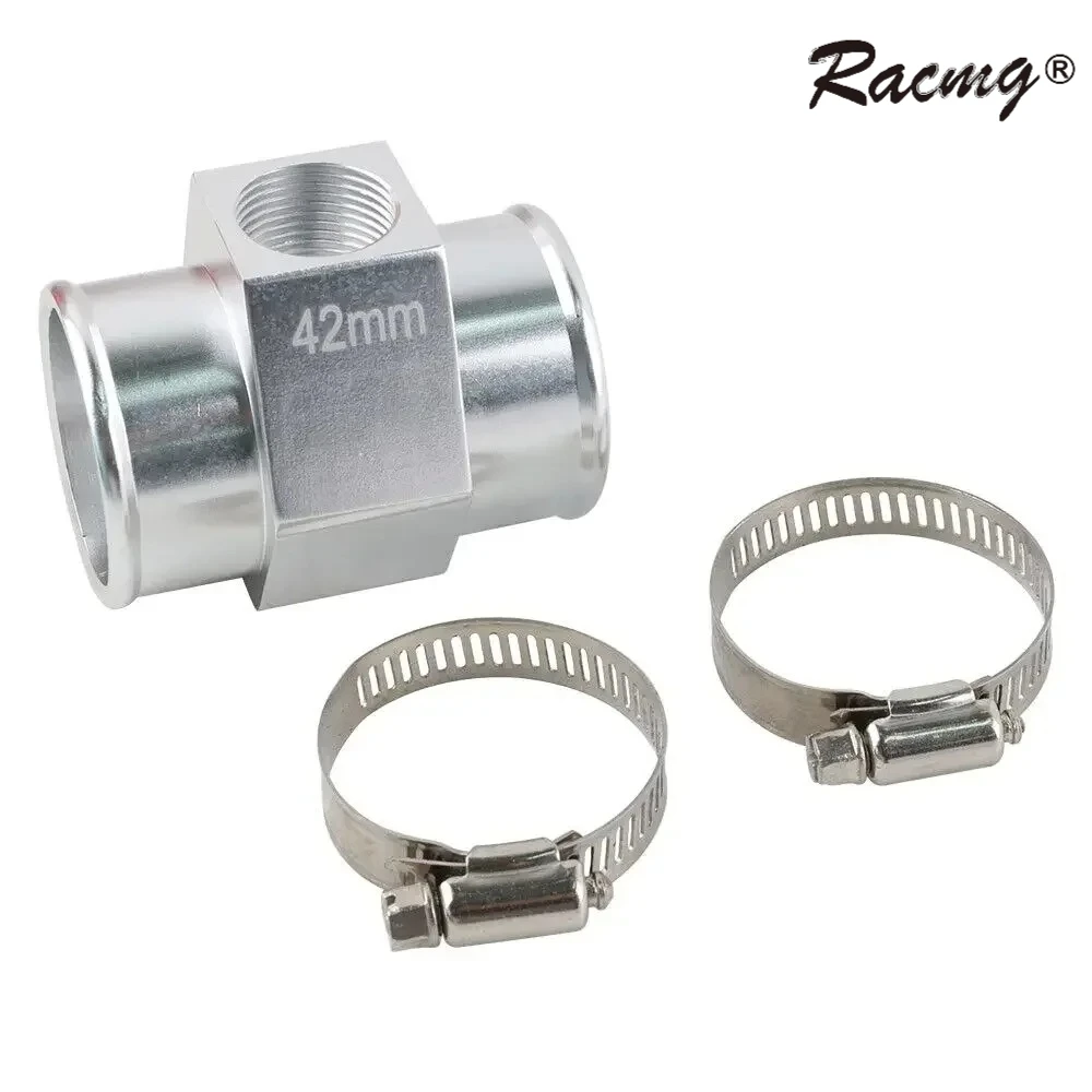 

Car Radiator Hose Adapter 38mm 42mm with 1/2"-14NPT for Water Temp Gauge Sensor High-Performance Joint Pipe Shipping from US