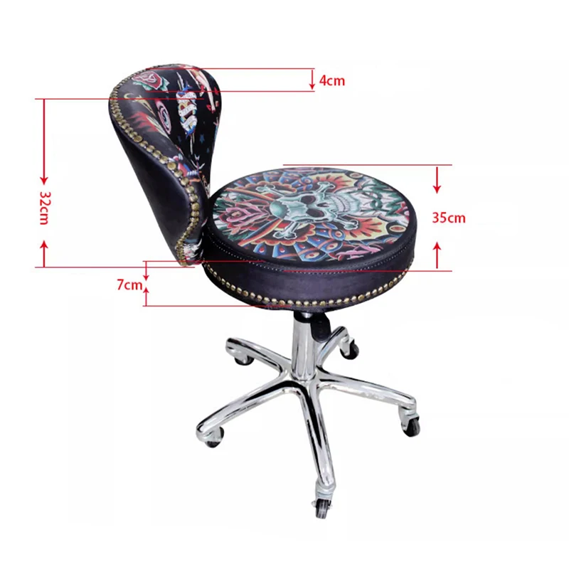 Esthetician Tattoo Chair Lash Pedicure Beauty Face Tattoo Chair Comfort Ear Cleaning Commercial Furniture Tätowierstuhl FYTC