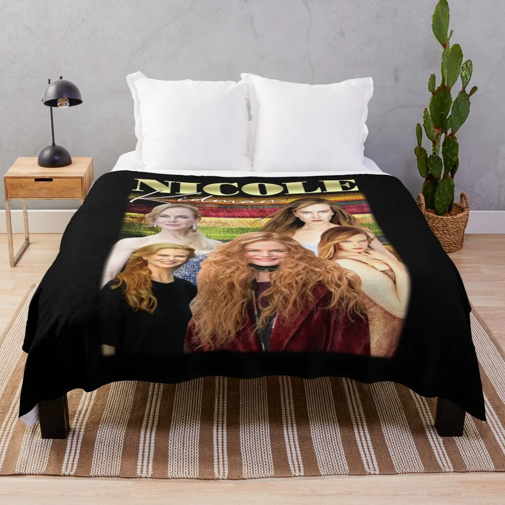 

N. Kidman Throw Blanket for winter warm for winter Thermal Blankets