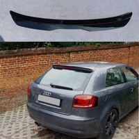 REAR WING SPOILER For Audi A3 Sportback 8P Facelift 2004-2013 ABS Plastic Glossy Black CAR WING SPOILER A3 Hatchback