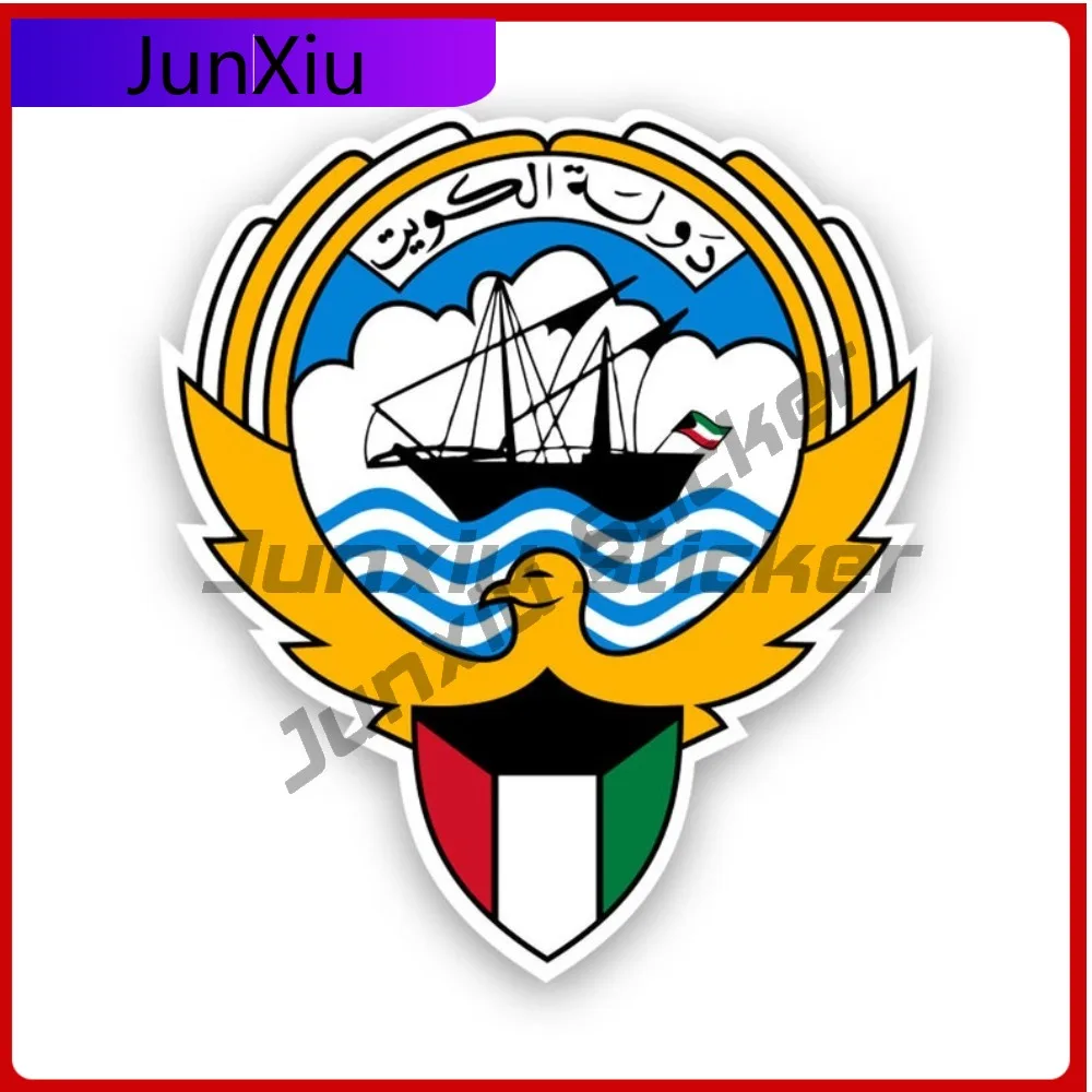 

Kuwaiti Emblem Sticker Scratch Resistant Waterproof Anime Style For Bumper Car Window Car Body Self Adhesive Easy To Remove