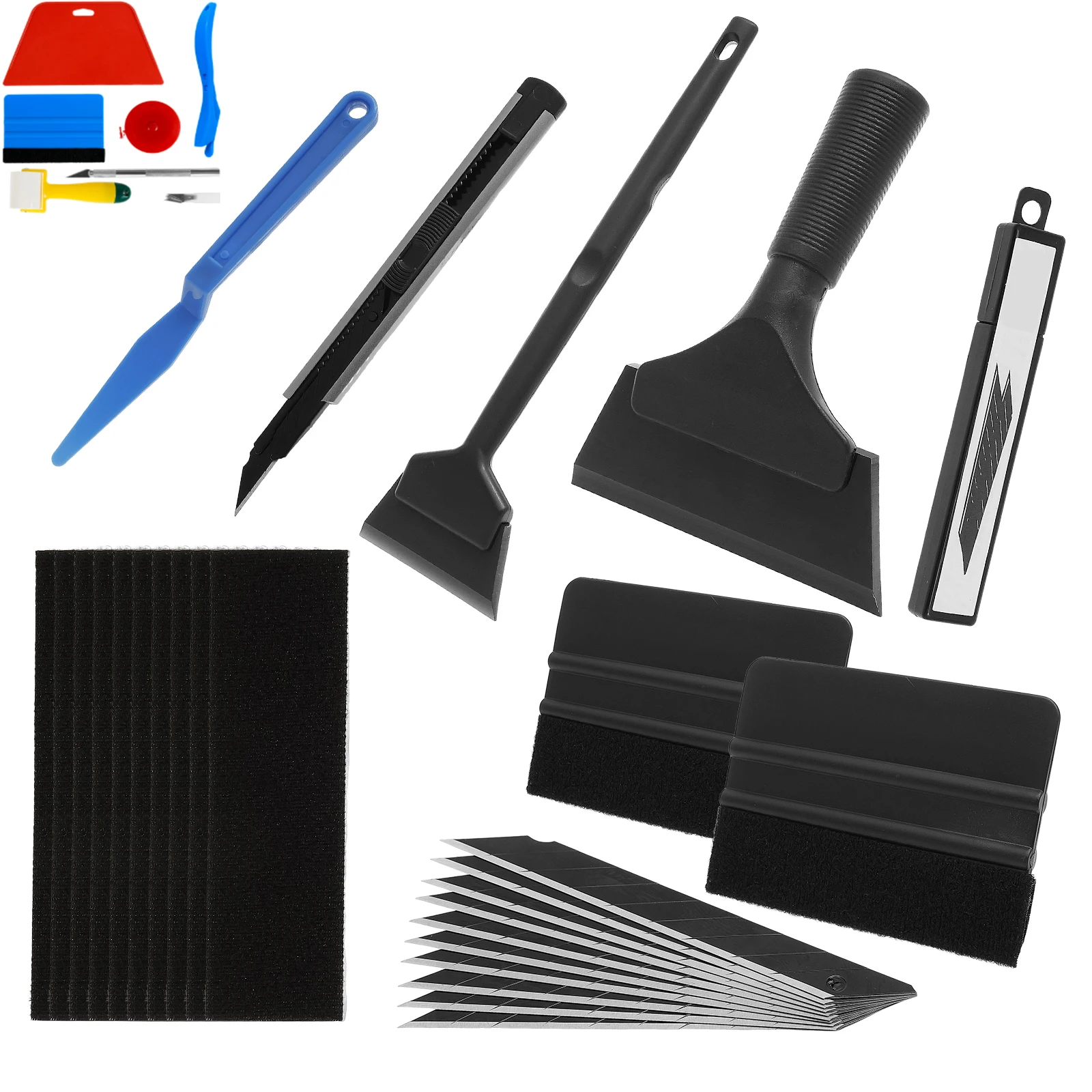 

Car Wrapping Tools Kit Auto Foil Set Vinyl Wraps Tool Window Tint Film Squeegee Scraper Cutter Knife for Car Wrapping Film Tools