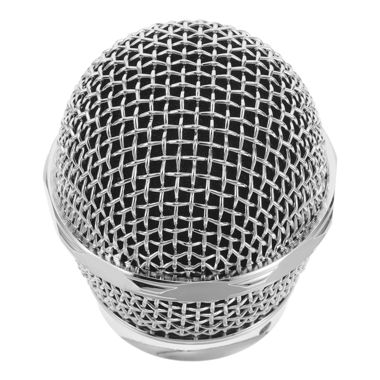 

Microphone Metal Grille Replacement Heavy Duty Mic Mesh Head Sturdy Metal Head for Ktv Concerts Recording Studios