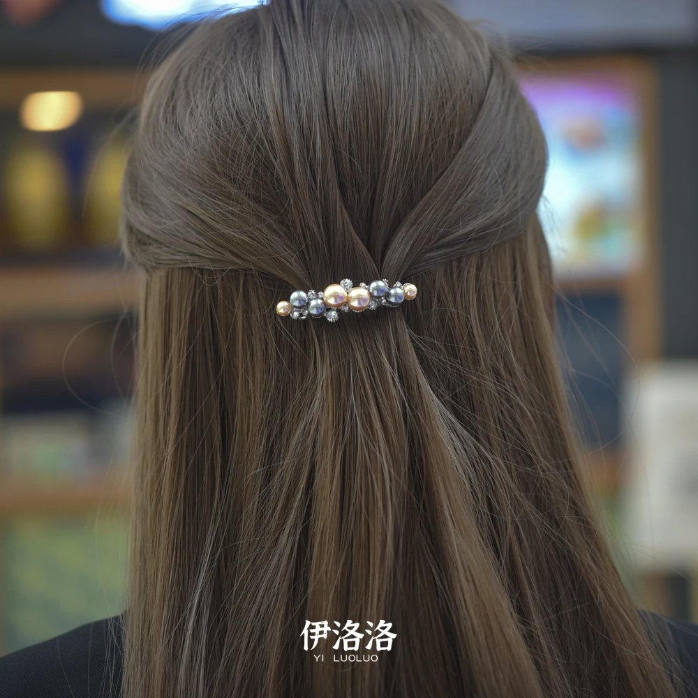 Gilrs Headwear 2024 Cute Hair Clips Small Fashion Hair Barrettes Perals Hair Accessories For Women