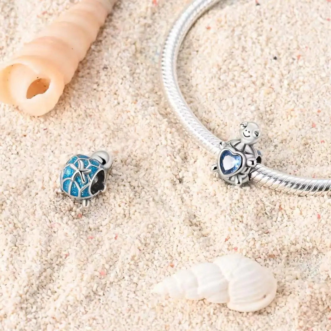 New Collection Series Cute Elephant Bear Penguin And Bunny Charm Bead Fit Original Bracelet DIY Accessories Gift For Women