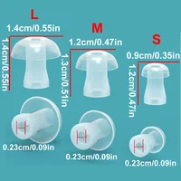 100 Uds. Cojín para los oídos para audífonos, auriculares intrauditivos, cubiertas de silicona para auriculares, accesorios para audífonos de repuesto