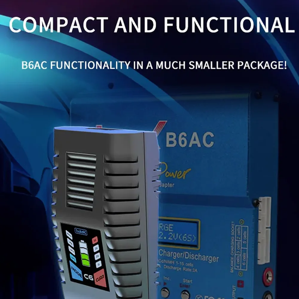 ToolkitRC C6 C4 AC 50W 5A Smar - Drone Racing Charger review and price