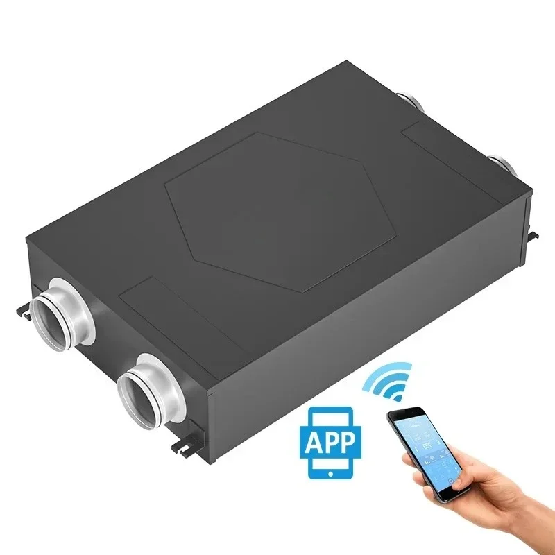 

ECO Energy Recovery Airflow 300m3/h ERV HRV Heat Recovery Ventilation HAVC Systems For Residential House