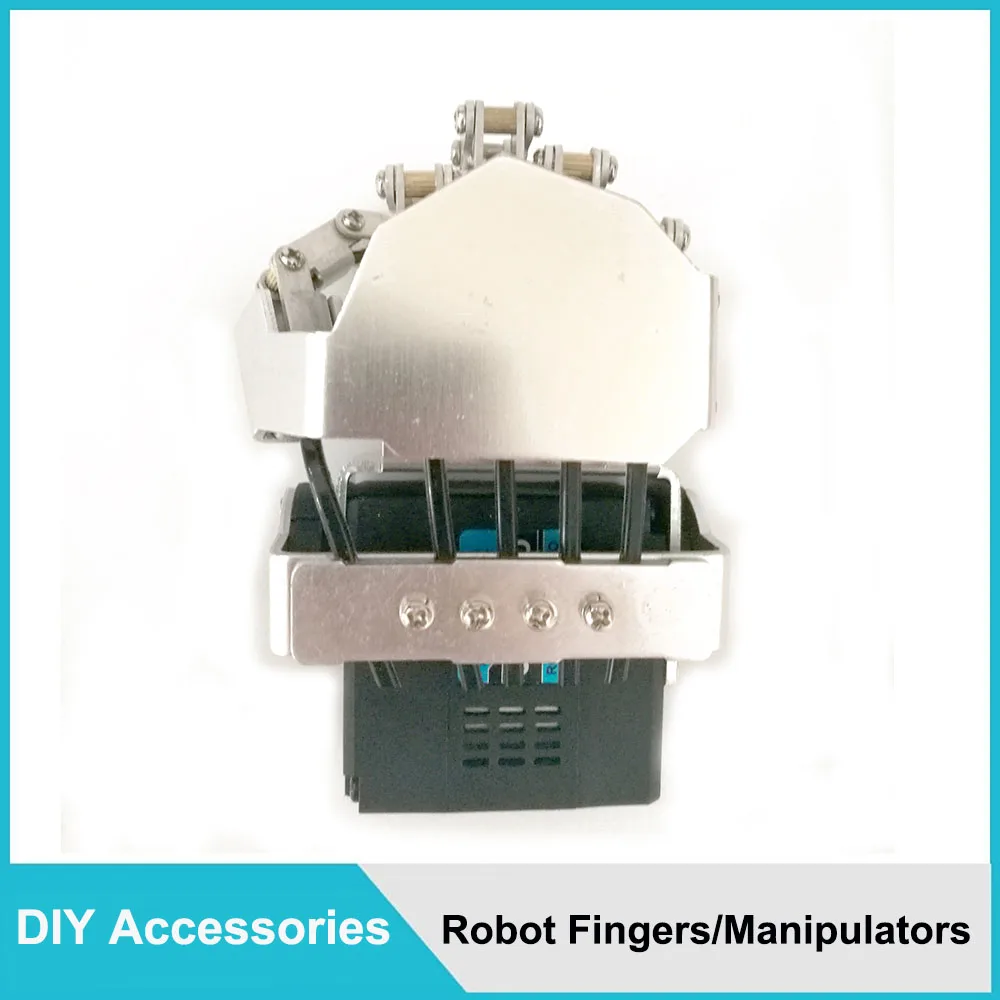 Imagem -02 - Manipulador de Dedo Humanóide Cinco Dedos Antropomórfico Mão Esquerda Kit de Montagem da Mão Direita com Servo para Robô Biped Faça Você Mesmo Un-assembly