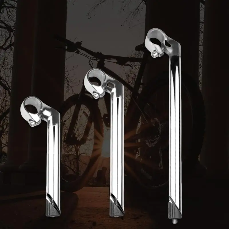 

652F Light Weight Bicycles Quills Stem Aluminum Alloy Handlebar Gooseneck Clamp Stem Risers Cycling Handle Stem Enduring
