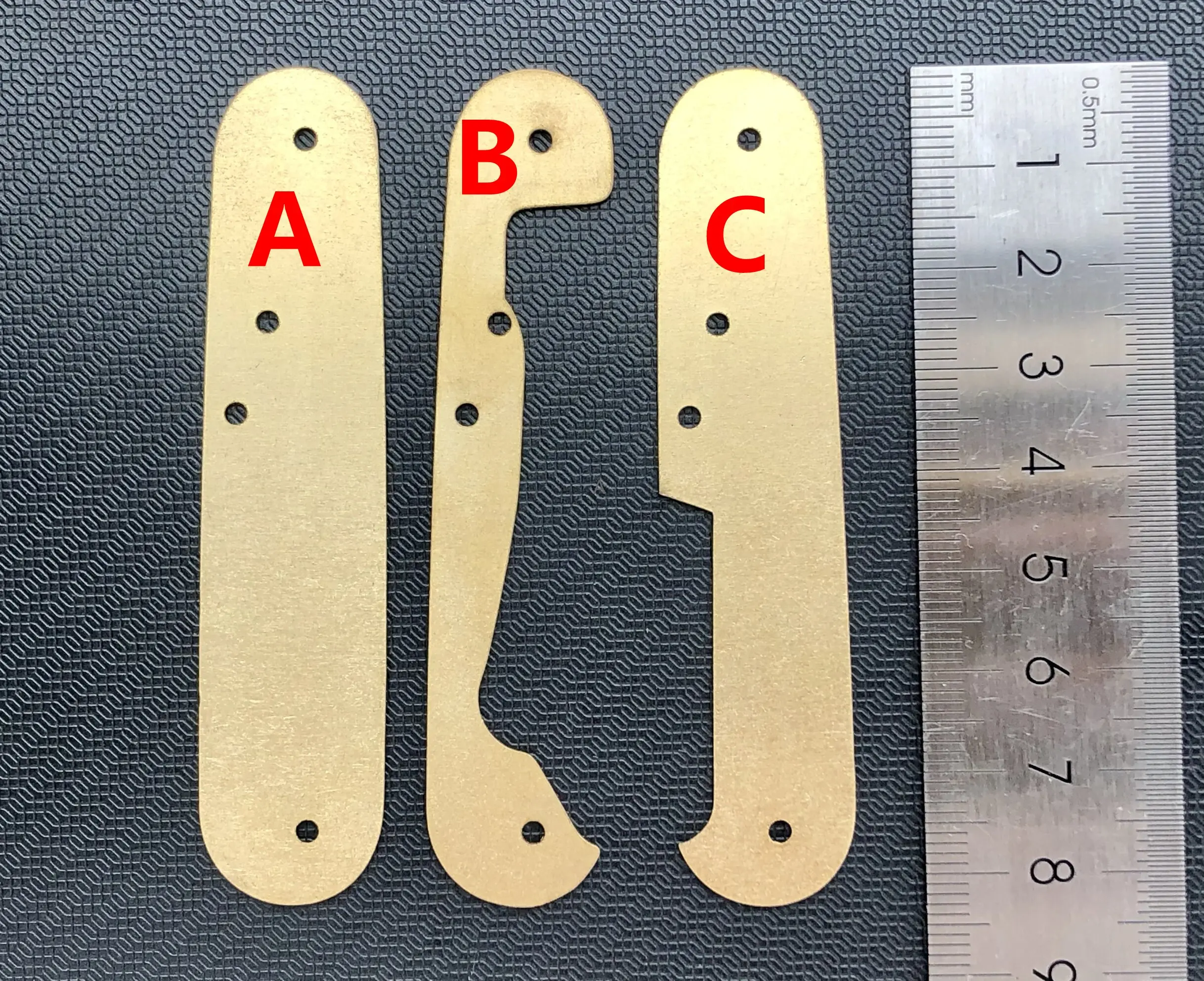 1 Piece Custom Made Brass Liner for 84mm Victorinox Swiss Army Knife DIY Mod