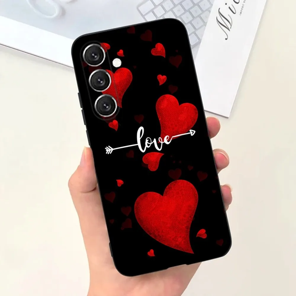 Hot Heart  Phone Case For Samsung S21,S22 Ultra,S20,S30 plus,S22 plus,S23,S30 ultra 5G Silicone Cover image 4