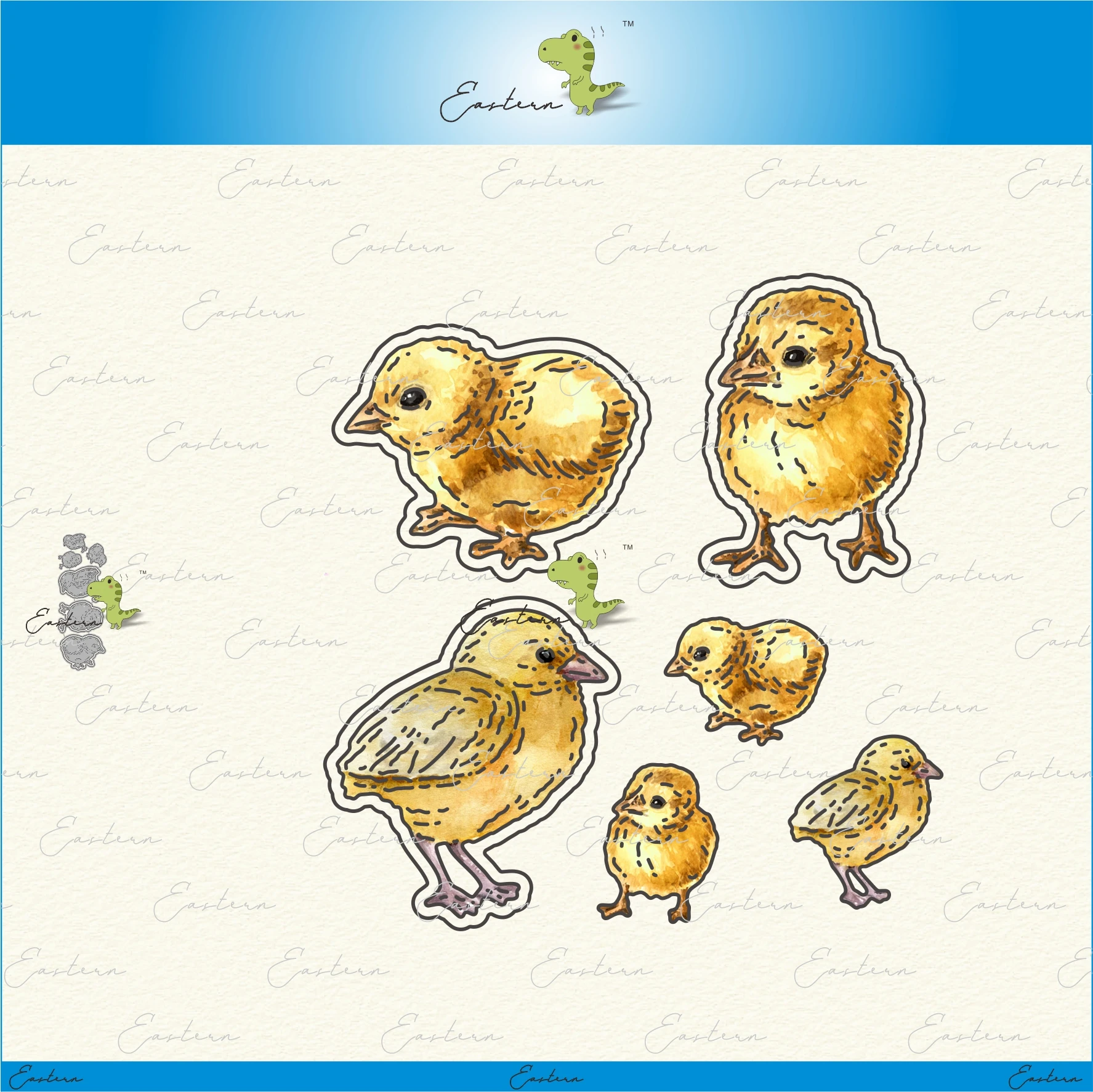 Chick Daisy Dottie & Dizzy  metal cutting dies 2022 new DIY  molds Scrapbooking Paper Making die cuts crafts  Printed Sheet