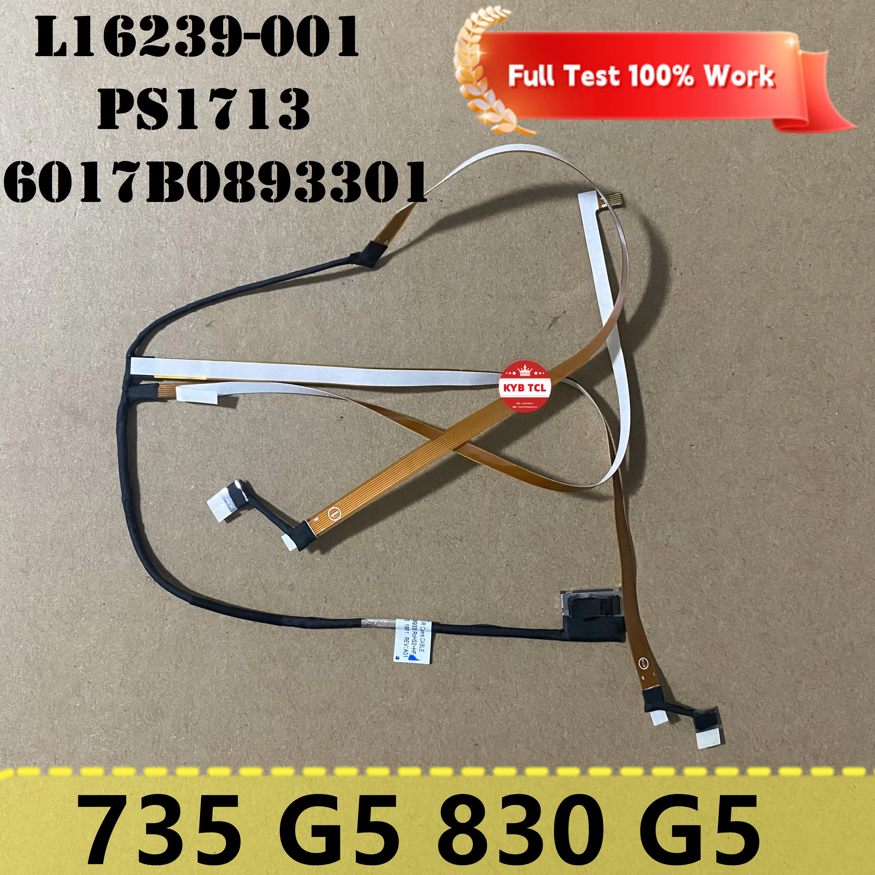 Laptop SPS Webcam Cable or GinTai IR FPC ALS Camera Web Cable L16239-001 PS1713 6017B0893301 6017B0893501 For HP 830 G5 735 G5