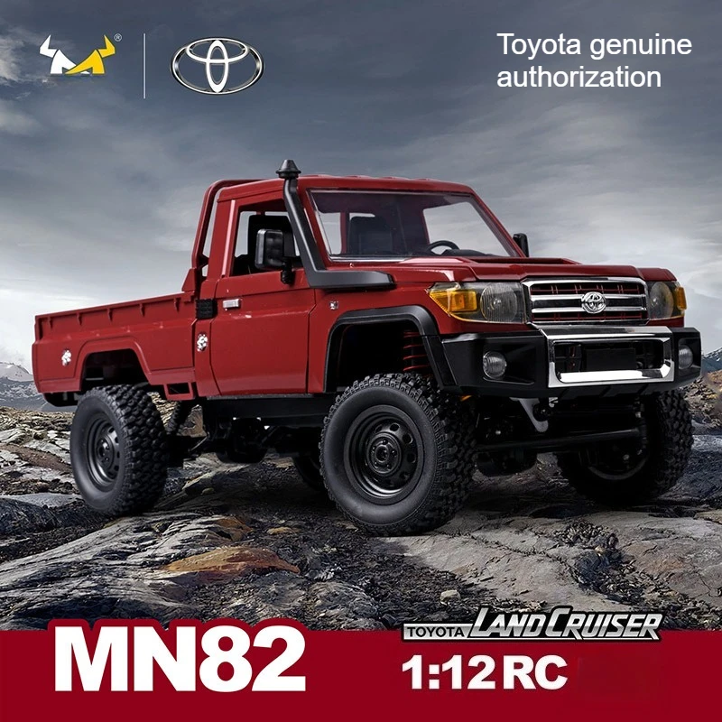 Luxury Gift: MN82 1:12 Retro RC Truck - LC79 Simulation. 4WD, LED Lights, 2.4G.RTR Off-Road Climbing Toy.Pro Remote Control Car.
