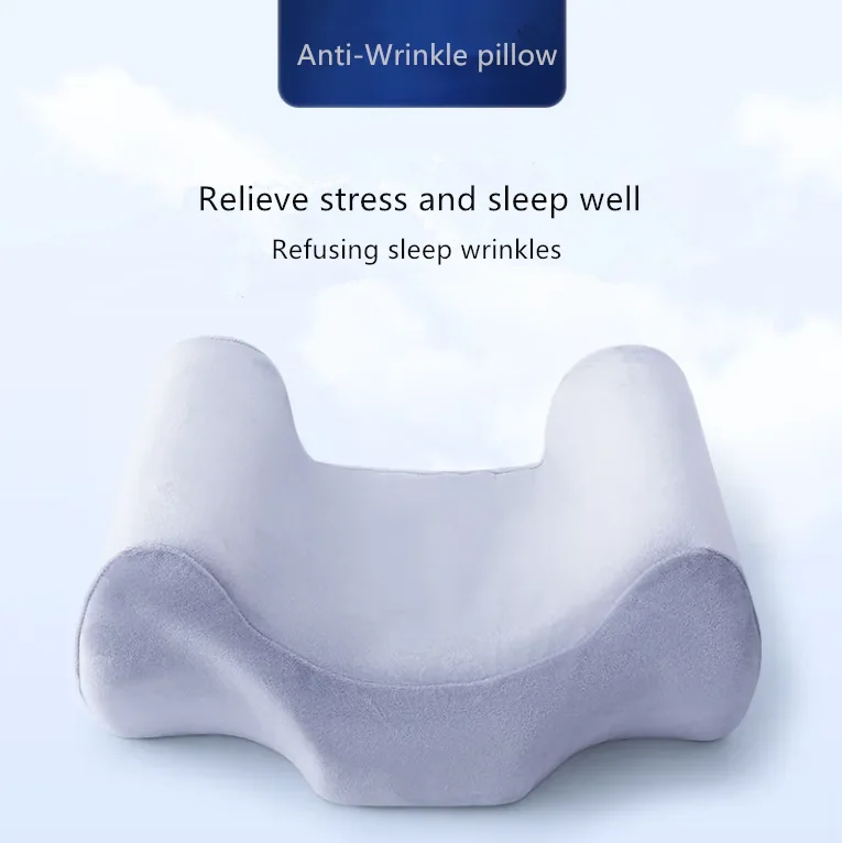 Beauty Pillow Orthopedic Anti-wrinkle Pillow Does Not Press Face Hotel Beauty Memory Cotton Slow Rebound Neck Pillow