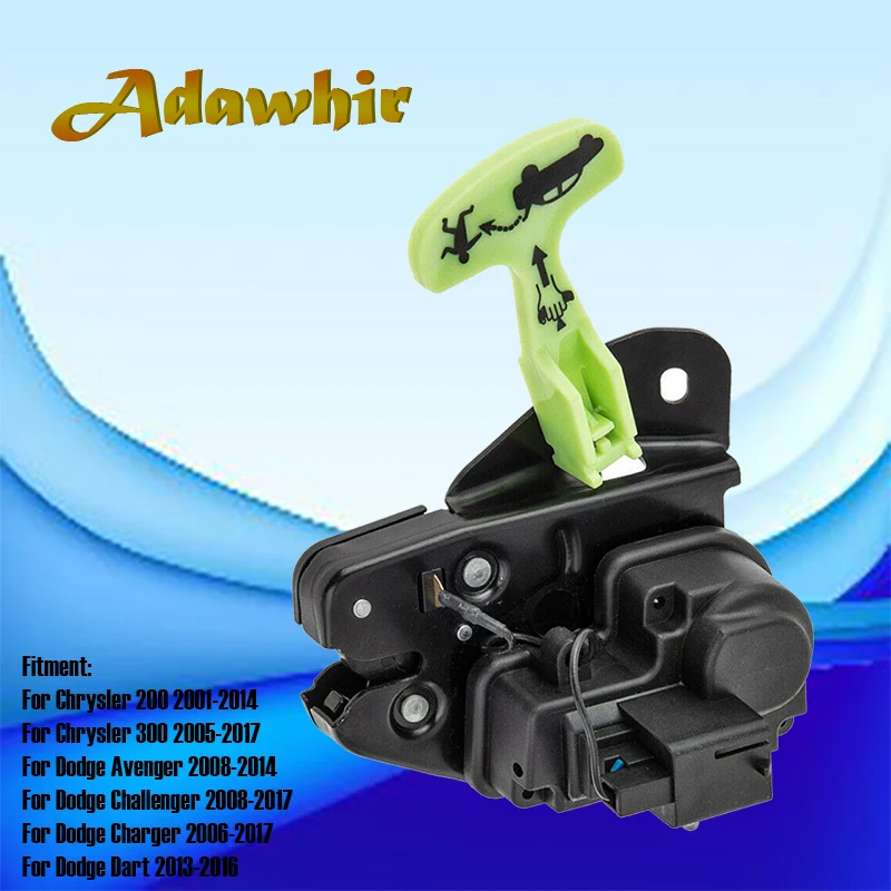 

New For Chrysler 300 Dodge Charger 2005-2007 Trunk Latch Lock Actuator 5056244AA,5056244AB,5056244AC,931714, 931-714