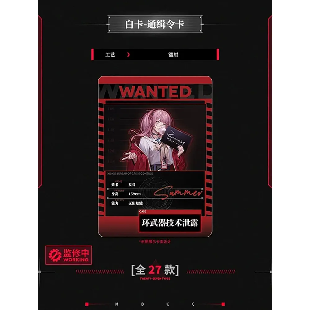 Original Hitcard Path To Nowhere Collection Cards for Man Woman 3D Strategy Game Creative Character Charm Cards Hobbies Gifts