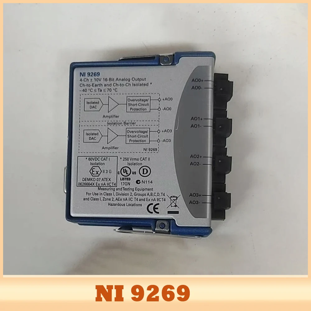 For NI 9269 781098-01 Synchronous Voltage Analog Output Module