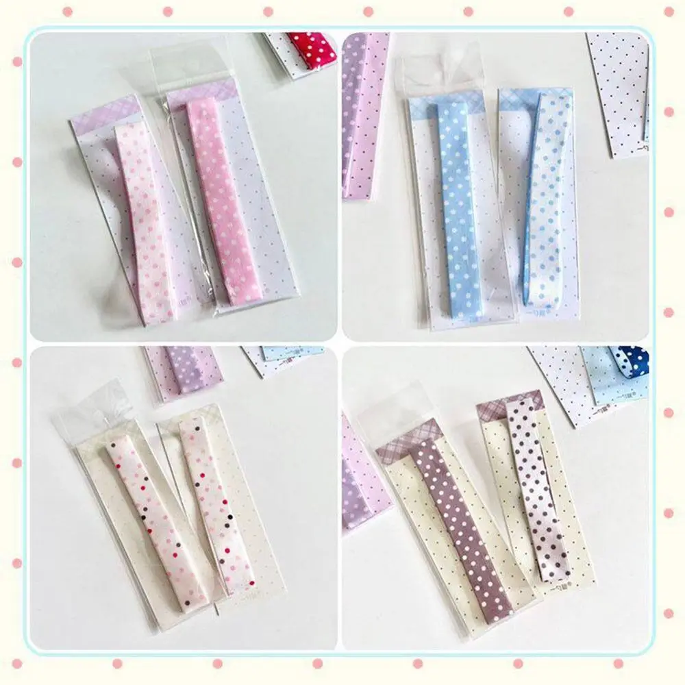 INS Style Polka Dots Elastic Strap Double-sided DIY Decoration Band Binding Rope Binder Strap for A7/6 M5 Planner Notebook