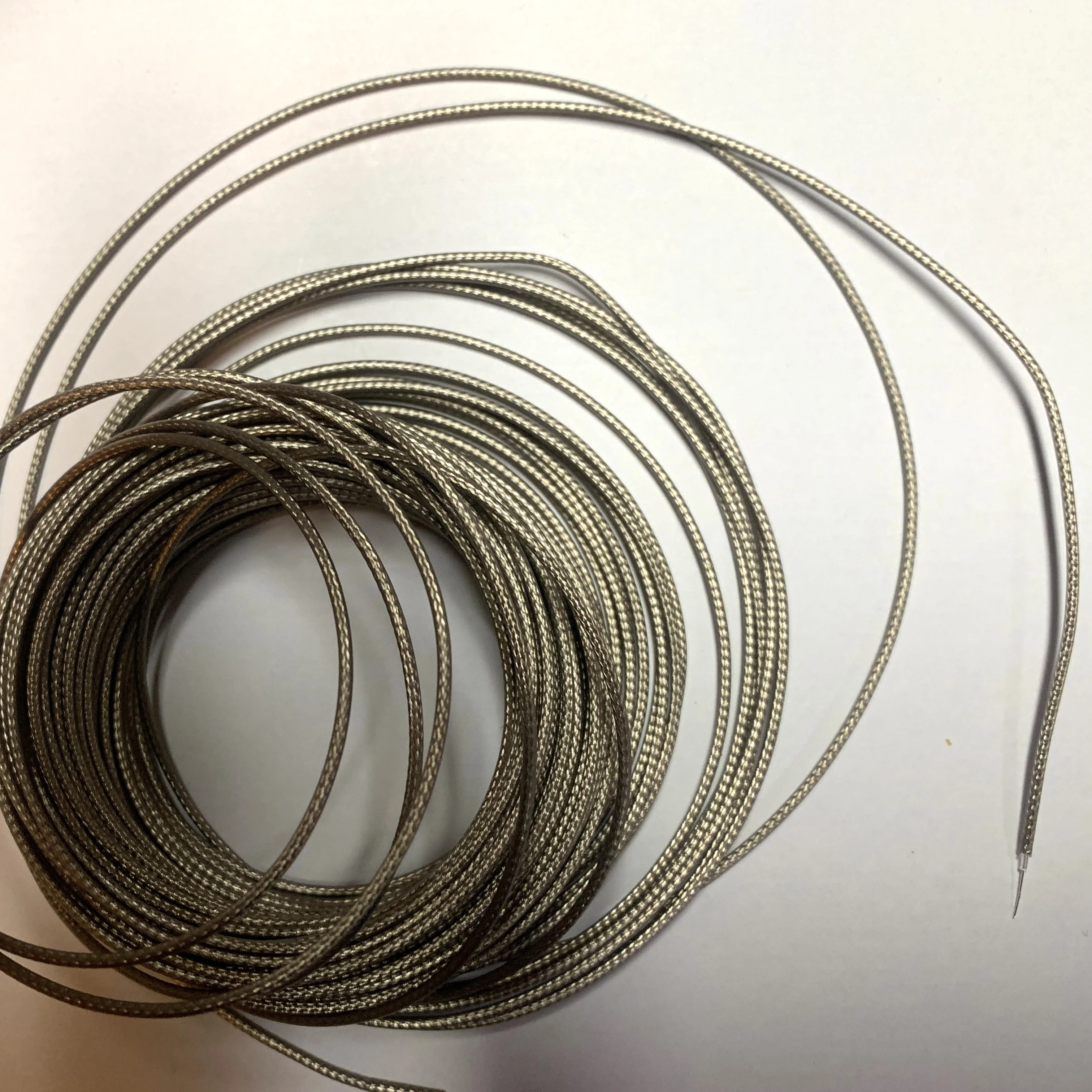 5N OCC Copper 0.5mm DIY Bulk Cable Top-rated Silver Plated shield Hifi Audio Speaker Signal Cable headphone cable