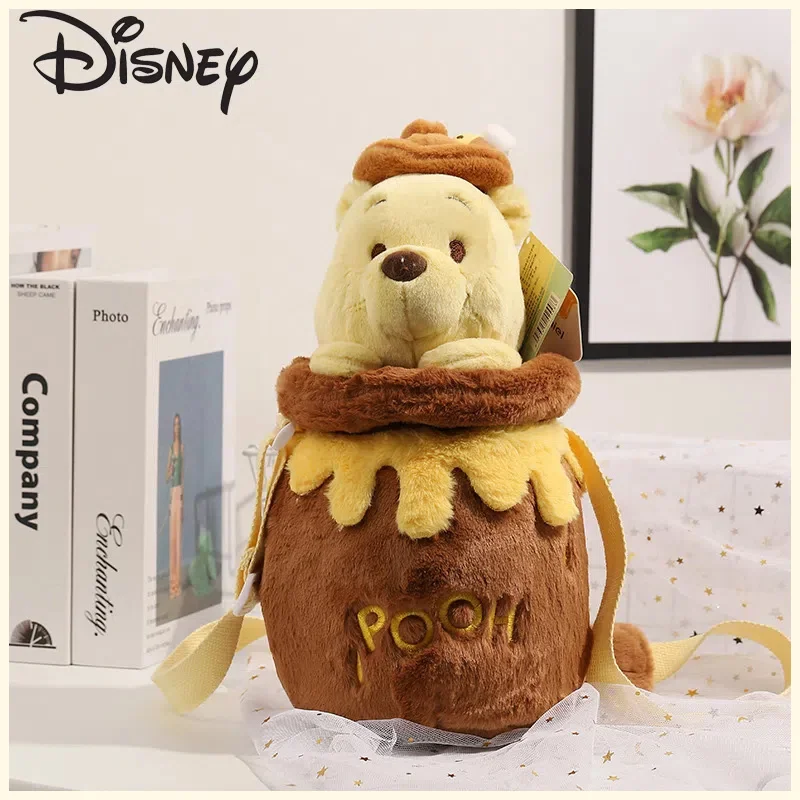 

Disney Cute Winnie The Pooh Women'S Handbag Cartoon Plush Doll Toys Crossbody Bag Kawaii Stuffed Toy Set Girls Christmas Gifts