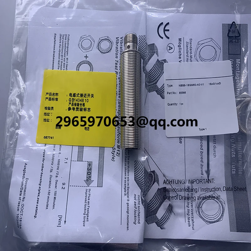 Fast delivery new sensor NBB8-18GM60-A2-V1 NBB8-18GM60-A0-V1 In stock image 5