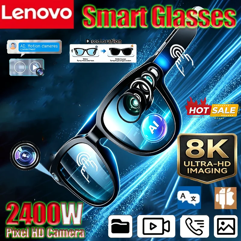 Oculos-inteligentes-lenovo-8k-para-homens-e-mulheres-2400mp-traducao-por-ia-conversacao-bluetooth-gravacao-reproducao-de-musica-Oculos-de-sol-inteligentes