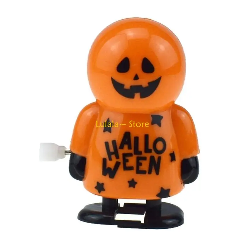 Y4QA Cartoon Clockwork Halloween Toy Plastics Windup Toy Kindergarten Gift