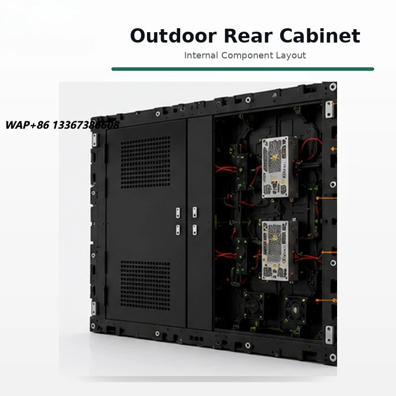 P4 Full Color IP65 LED Display with Animation Support and Front Maintenance for Shopping Mall & Elevator Advertising