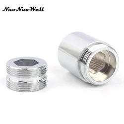 2PCS Stainless Steel Lengthened M22 to M22 Thread Connector Faucet Joints Water Tap Adapter Water Purifier Accessory