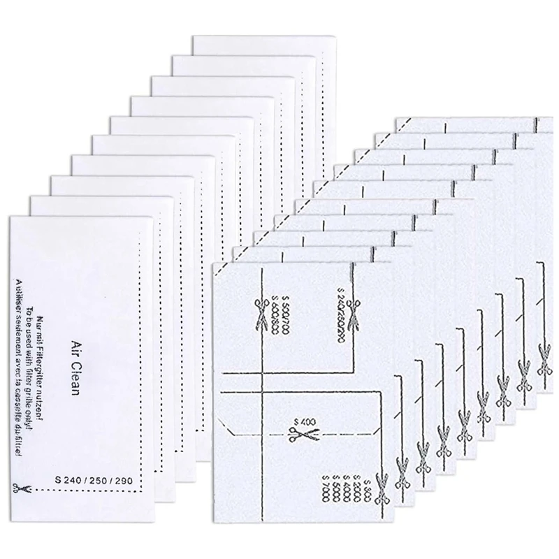 Conjunto De Filtro De Aspirador De Pó, Filtro De Proteção Do Motor, Ajuste para toyota, 10 Pcs