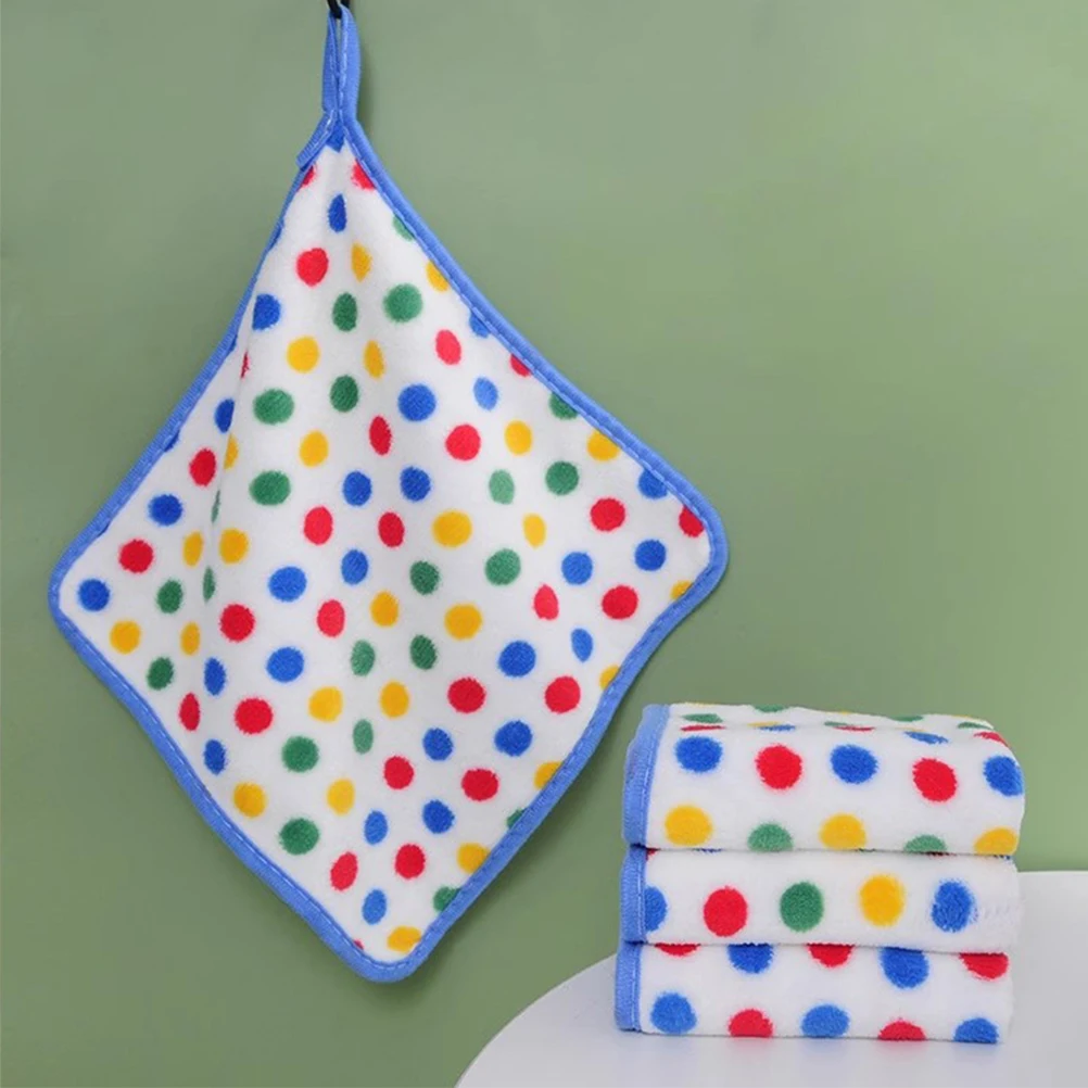 

10pcs Round Dot Cleaning Cloths Oil Resistant Durable Soft Dish Towels Quick Drying Microfiber Reusable For Kitchen Use