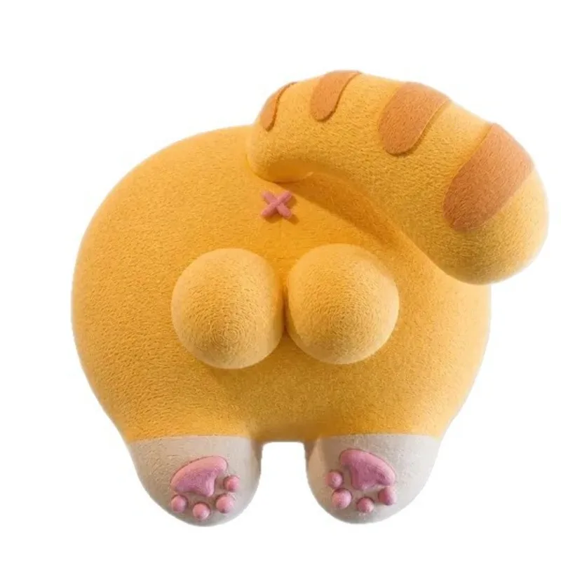 3D Printed Cat Butt Switch Cover Creative Wall Switch Mask Anti-Ugly Home Room Decor Ornament