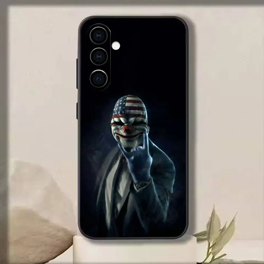 Payday   Phone Case For Samsung Galaxy A73,A72,A71,A70,A53,A52,A51,Others Soft Black Cover