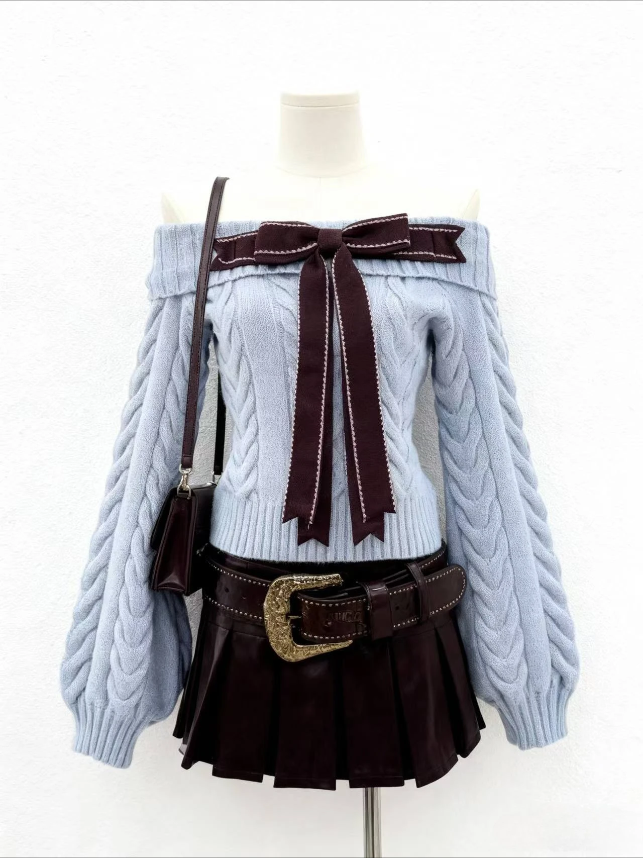 Preppy Style Sweet Knitted Sweater 2000s Aesthetic Gyaru Chic Korean Y2k Jumper Sweater Long Sleeve Coquette Knitwears