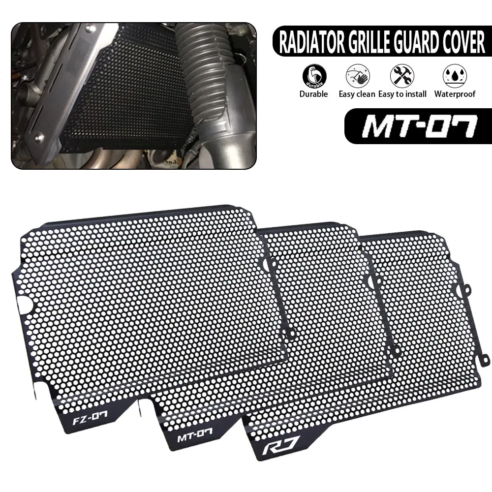 

For Yamaha MT-07 FZ-07 2014-2023 2020 2021 2022 YZF-R7 2022 -2024 FZ07 MT07 MT07 MT FZ 07 Motorcycle Radiator Guard Grille Cover