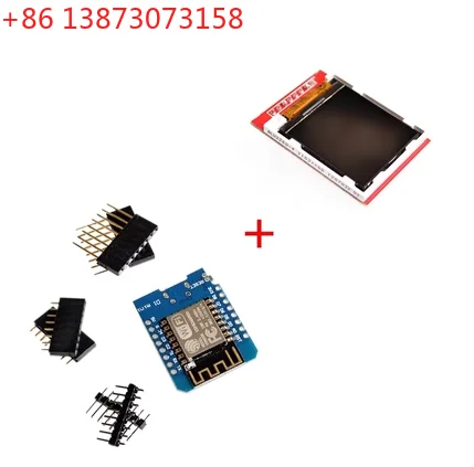 Mini D1 wifi ESP-12F N ESP8266 макетная плата + TFT ЖК-модуль 1,44-дюймовый экран Mini D1 wifi ESP-12F N ESP8266 макетная плата + TFT ЖК-модуль 1,44-дюймовый экран