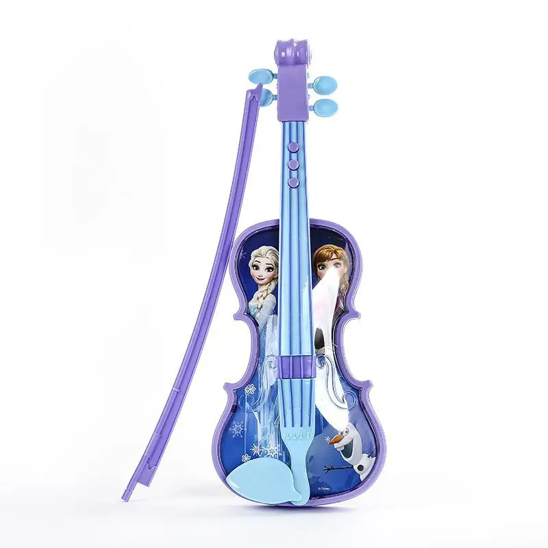 Disney girls królewna śnieżka księżniczka skrzypce zabawka Instrument muzyczny symulacja zabawka dla dzieci elektroniczny Instrument muzyczny prezenty świąteczne