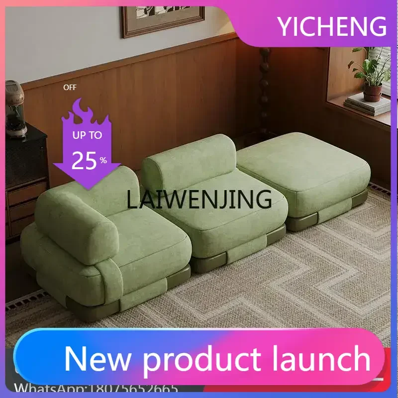 

LYY medieval style creative straight row splicing module combination fabric sofa minimalist